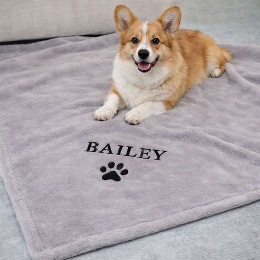 Personalised Dog Blanket - Teddy Fleece Pet Blanket