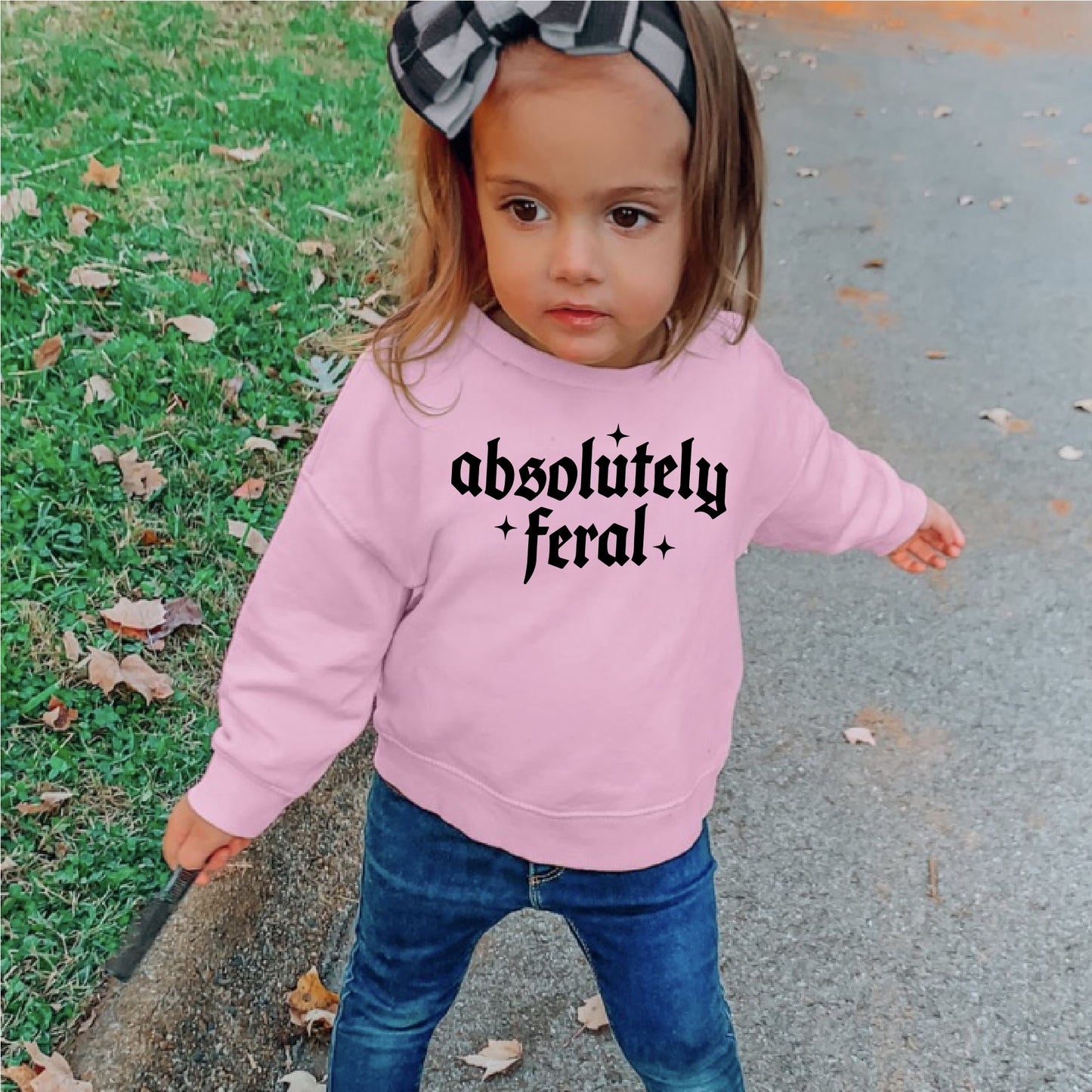 Absolutely Feral Kids Sweatshirt Sweatshirt Print My Tops