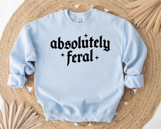 Absolutely Feral Kids Sweatshirt Sweatshirt Print My Tops