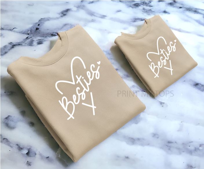 Besties Matching Sweatshirts