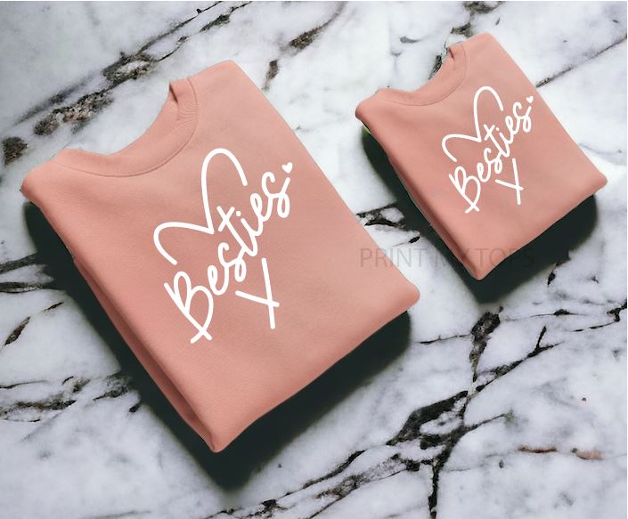 Besties Matching Sweatshirts