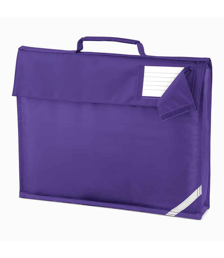 Book Bag Personalised with Name & Initial Bags Print My Tops Purple