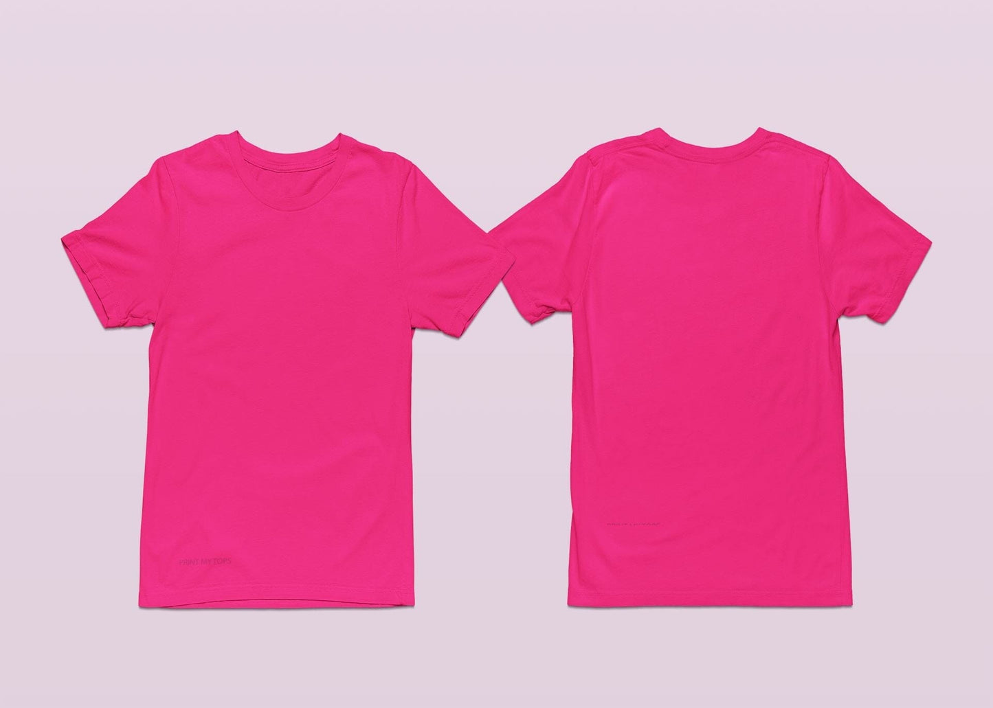 T-shirts with Your Logo On Front and Text on Back