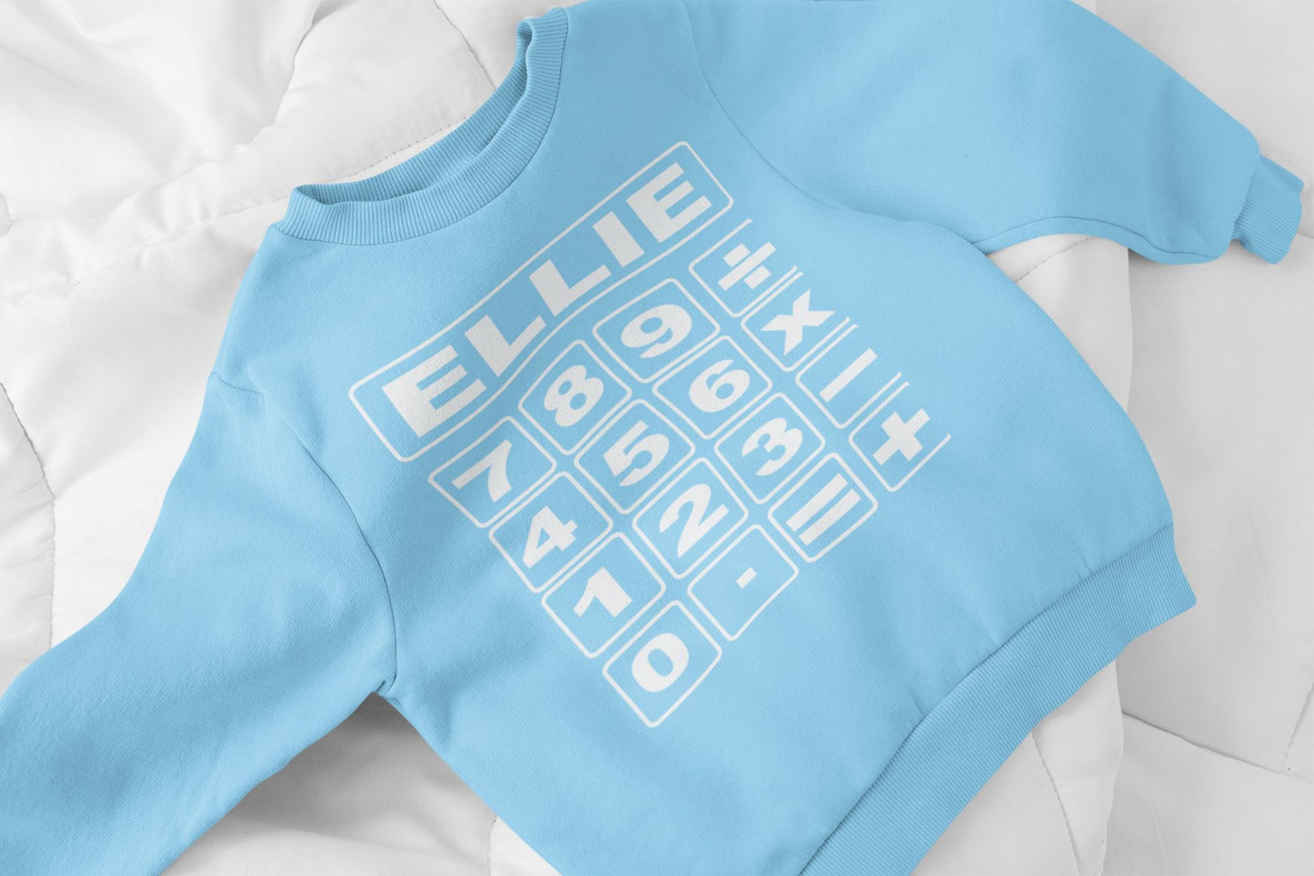 Personalised NSPCC School Number Maths Day Sweatshirts