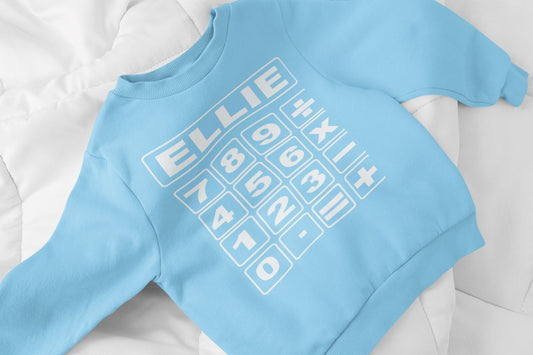 Personalised NSPCC School Number Maths Day Sweatshirts