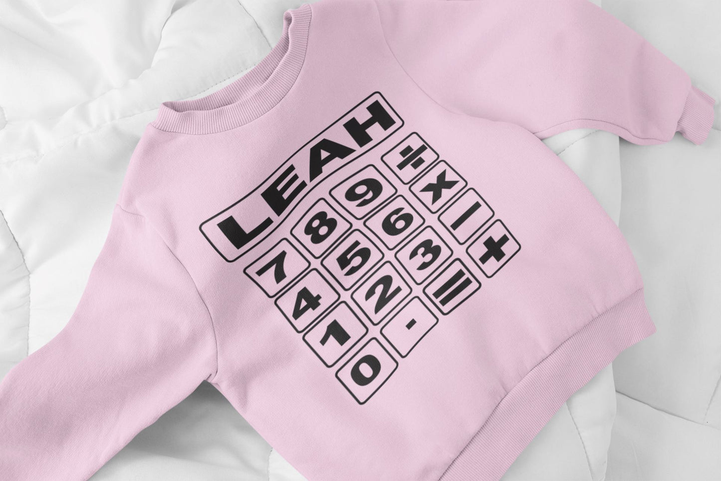Personalised NSPCC School Number Maths Day Sweatshirts