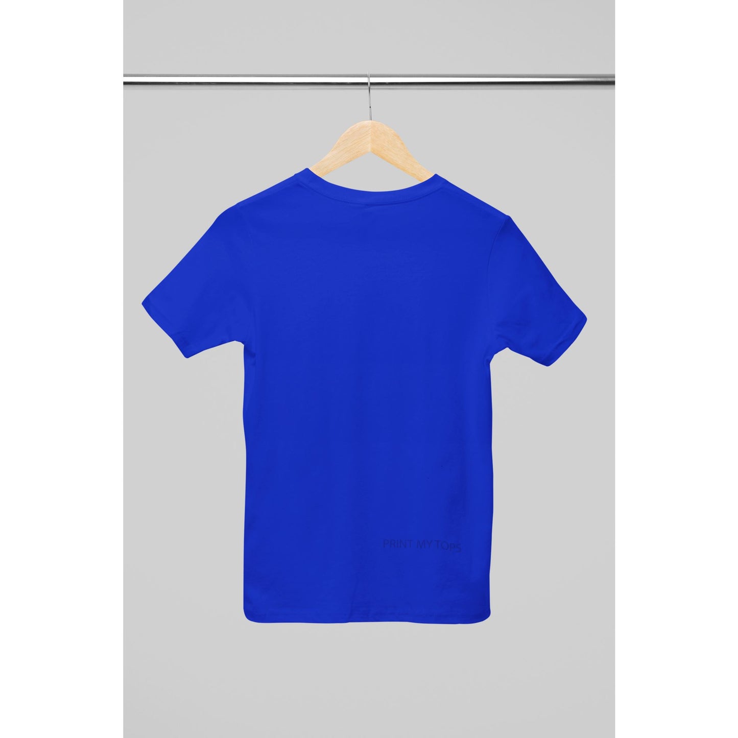 Crew Neck T-shirts Personalised with Your Text On Back