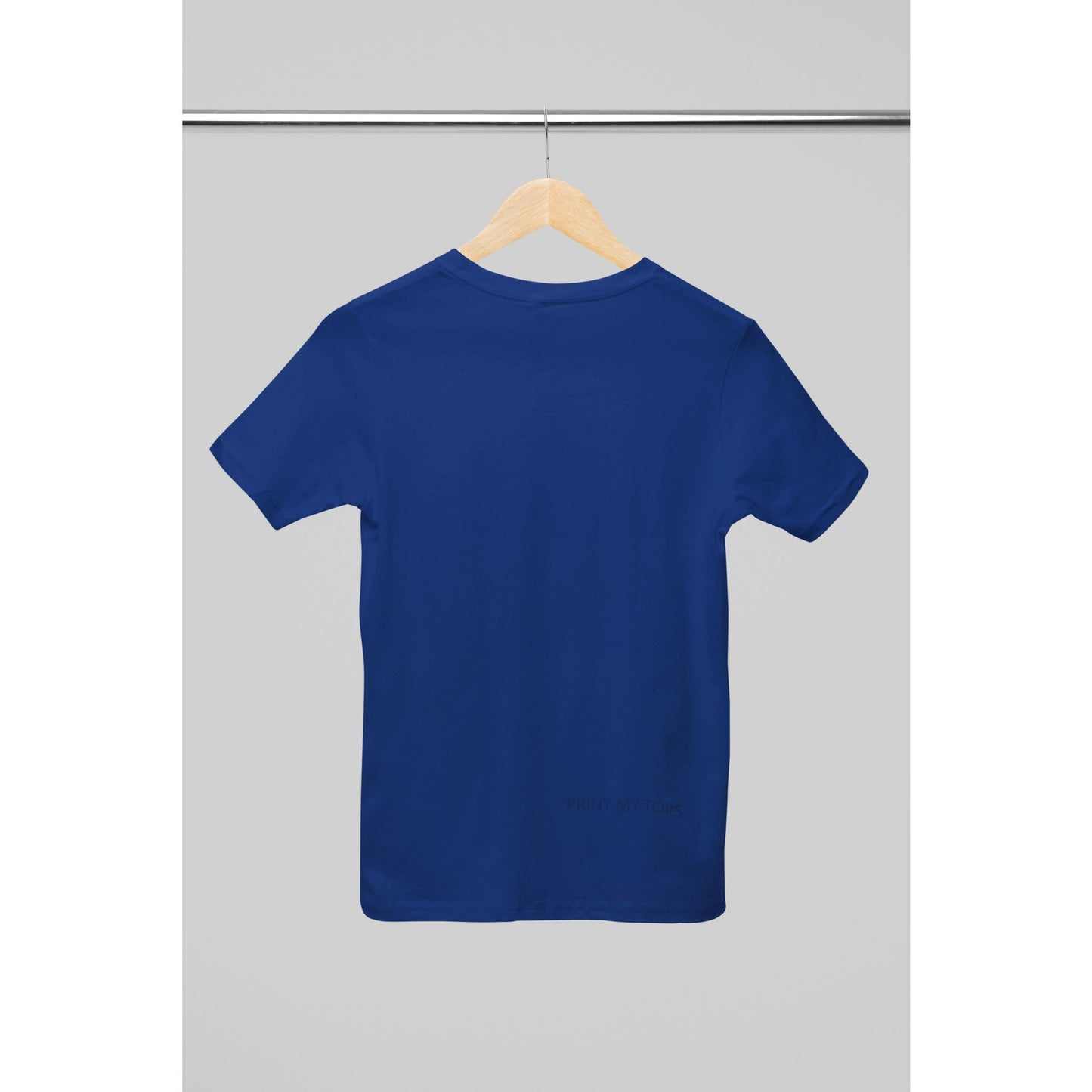 Crew Neck T-shirts Personalised with Your Text On Back