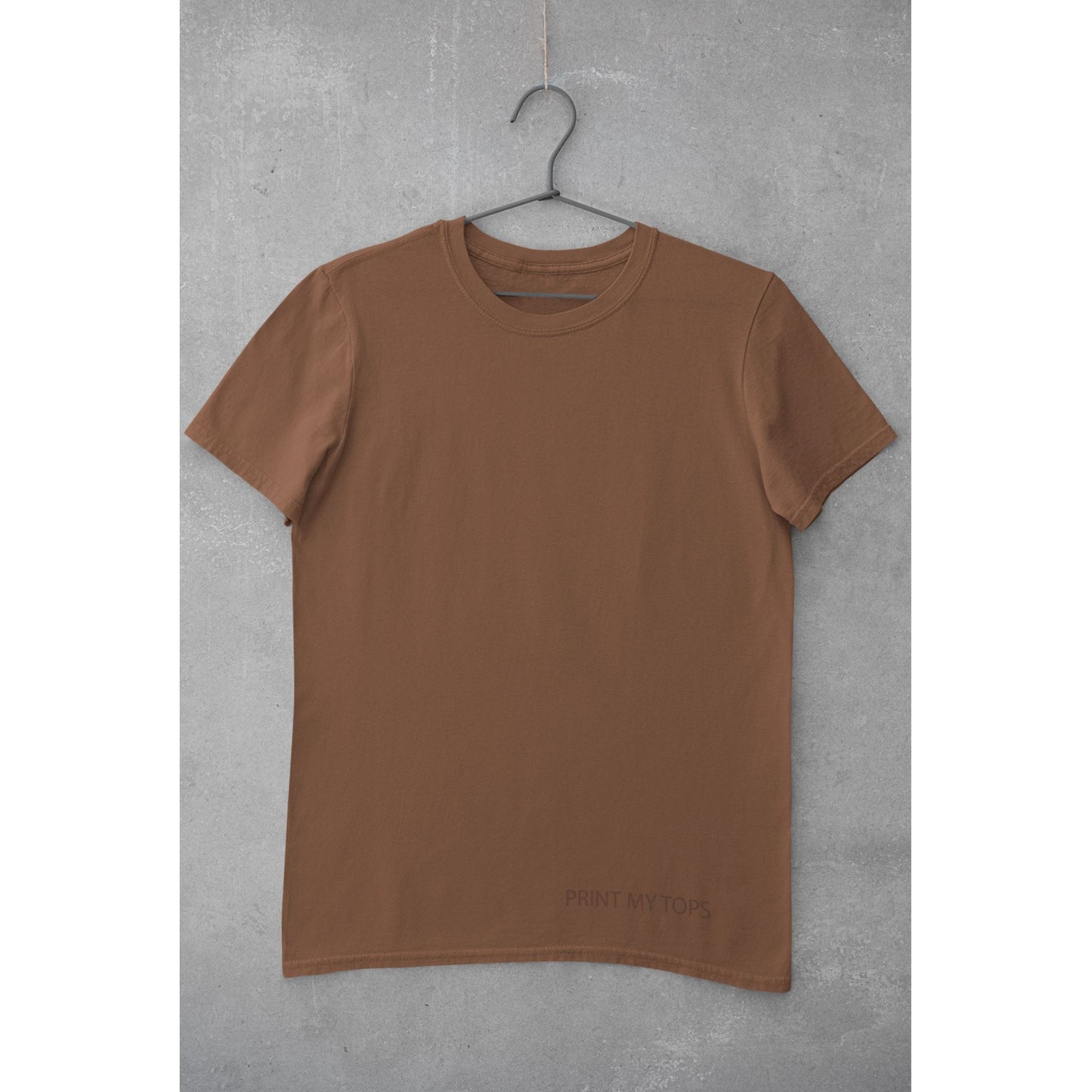 Crew Neck T-shirts Personalised with Your Text On Front