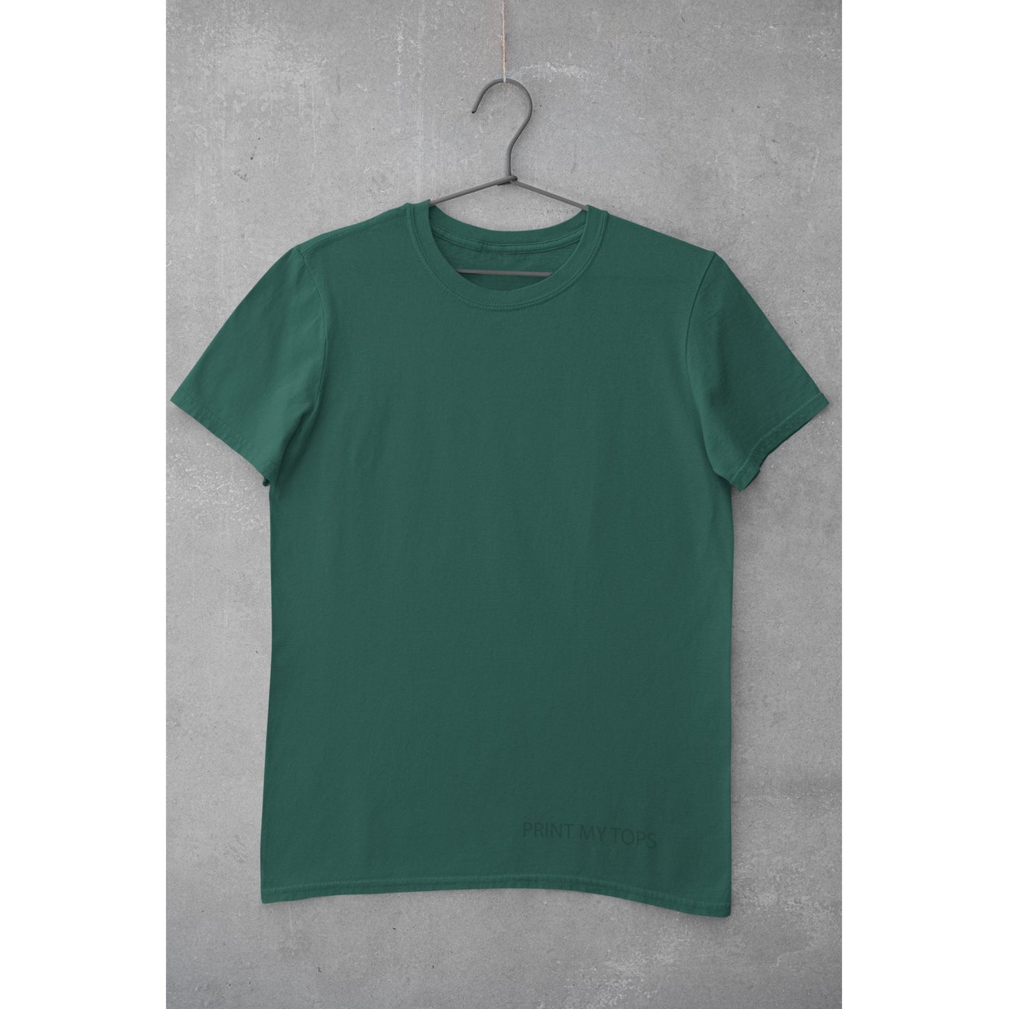 Crew Neck T-shirts Personalised with Your Text On Front