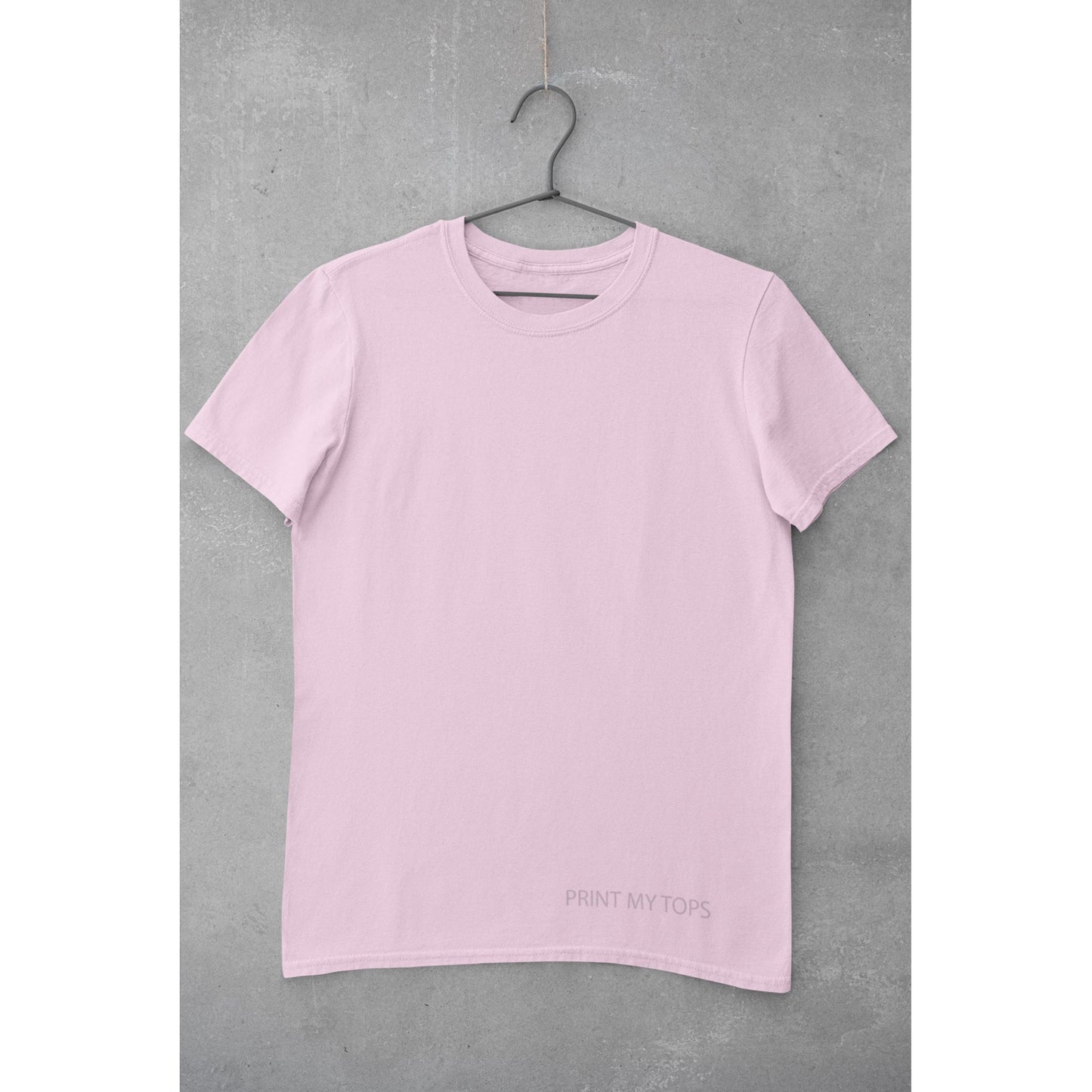 Crew Neck T-shirts Personalised with Your Text On Front
