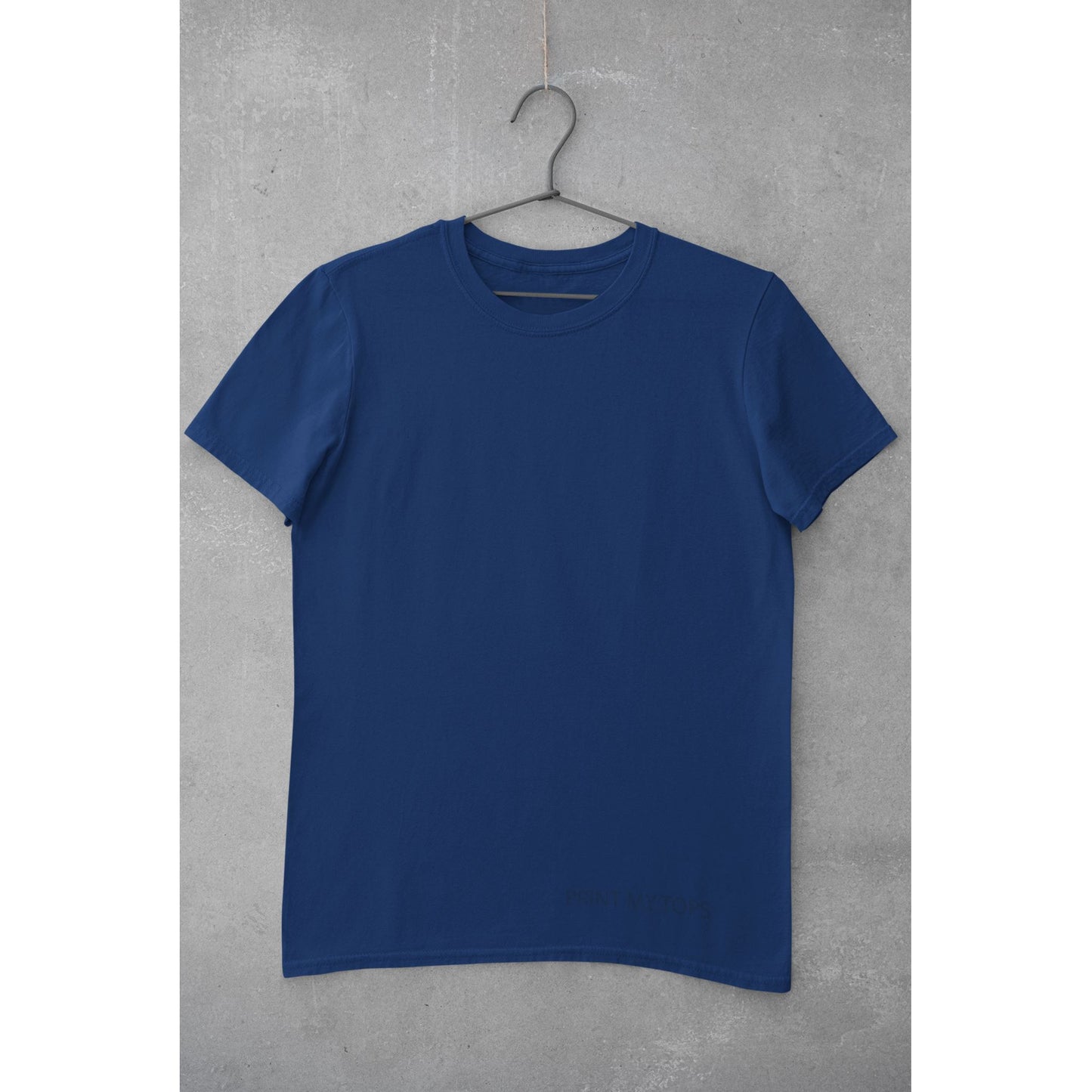 Crew Neck T-shirts Personalised with Your Text On Front