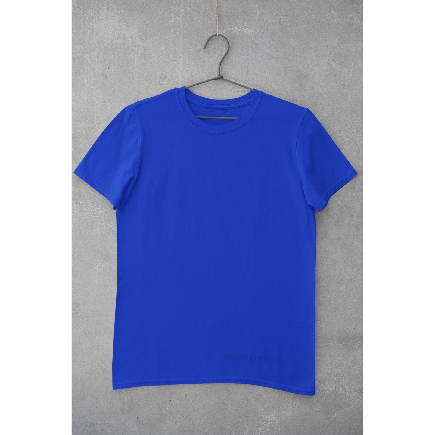 Crew Neck T-shirts Personalised with Your Text On Front