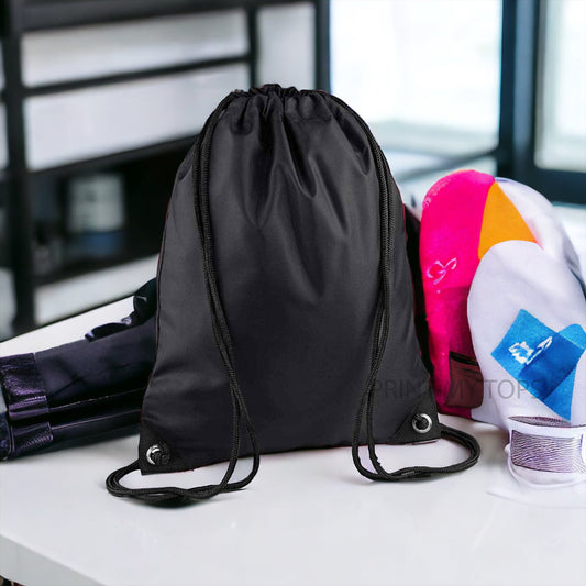 Drawstring Bag Personalised with Name & Initial