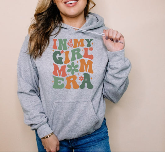 In My Girl Mum Era Hoodie Sweatshirt Print My Tops Grey Small ( Size 10-12)