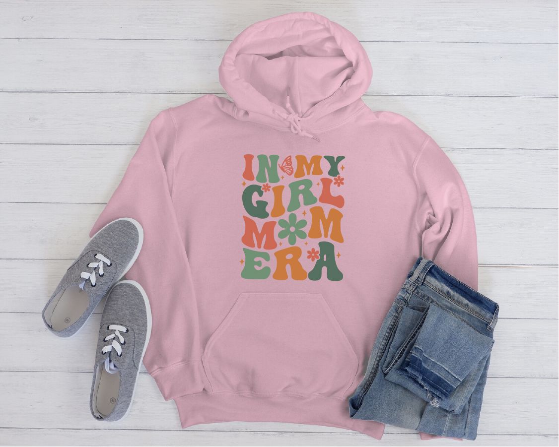In My Girl Mum Era Hoodie Sweatshirt Print My Tops Pink Small ( Size 10-12)