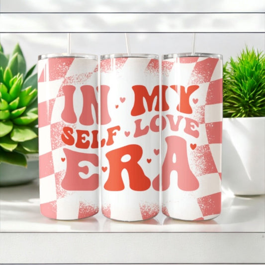 In my Self Love Era Tumbler Water bottle Print My Tops