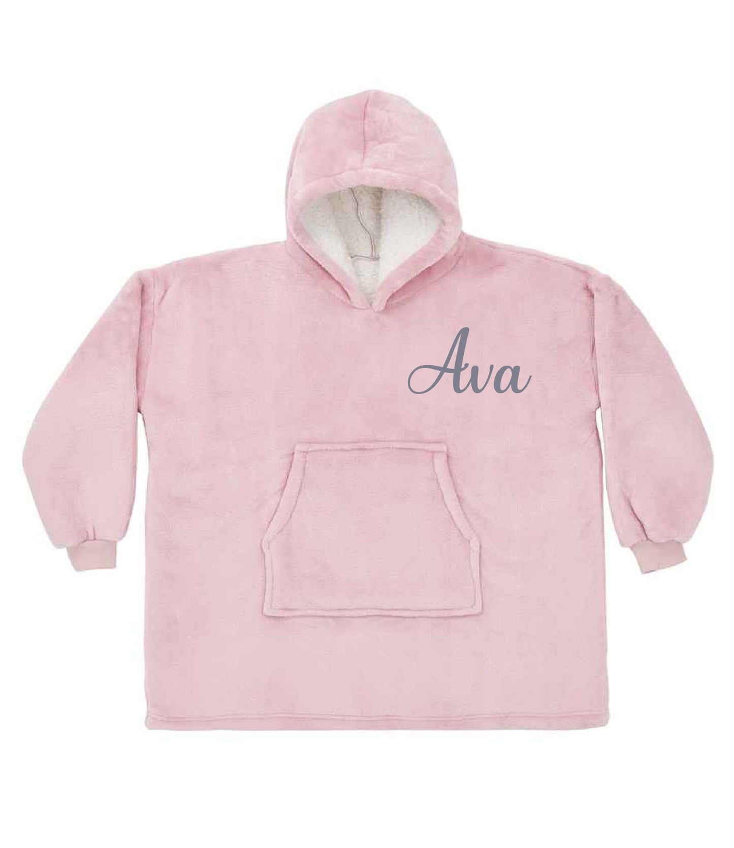 Kids Personalised Hooded Fleece Blanket - Flankie