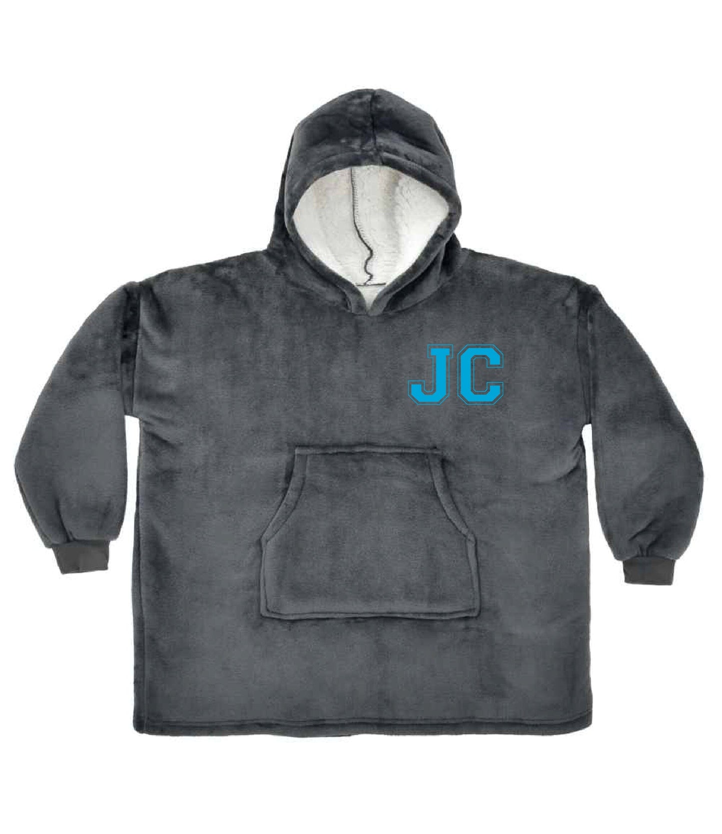 Kids Personalised Hooded Fleece Blanket - Flankie