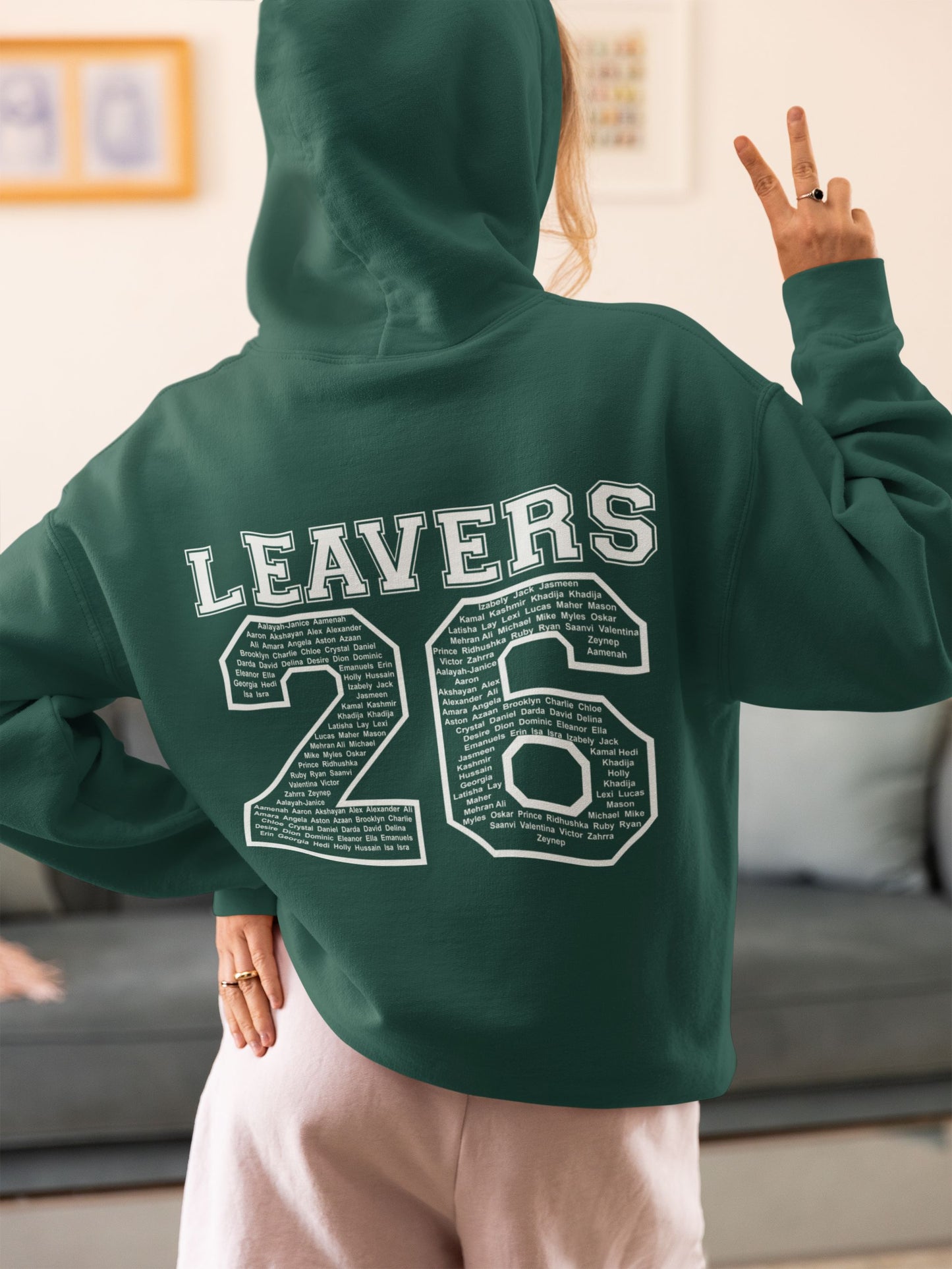 Personalised 2026 School College Leavers Hoody Hoodies Print My Tops