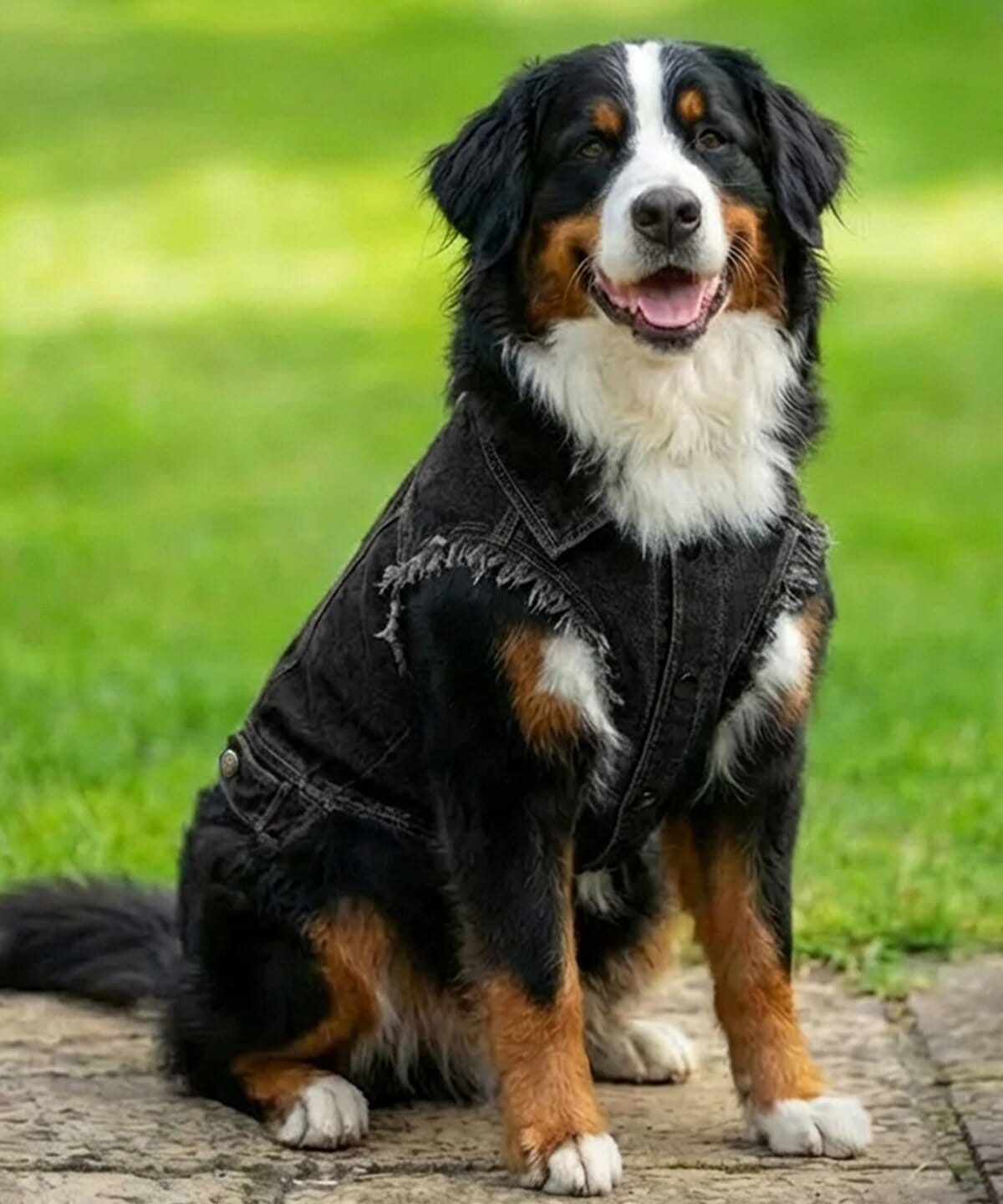 Personalised Dog Denim Jacket β Custom Printed Pet Jacket Pet Accessories Print My Tops