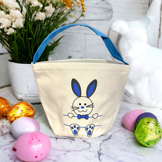 Personalised Easter Egg Hunt Bunny Basket