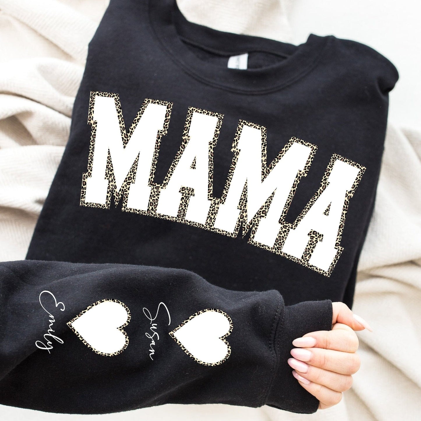 Personalised Mama Sweatshirt Sweatshirt Print My Tops