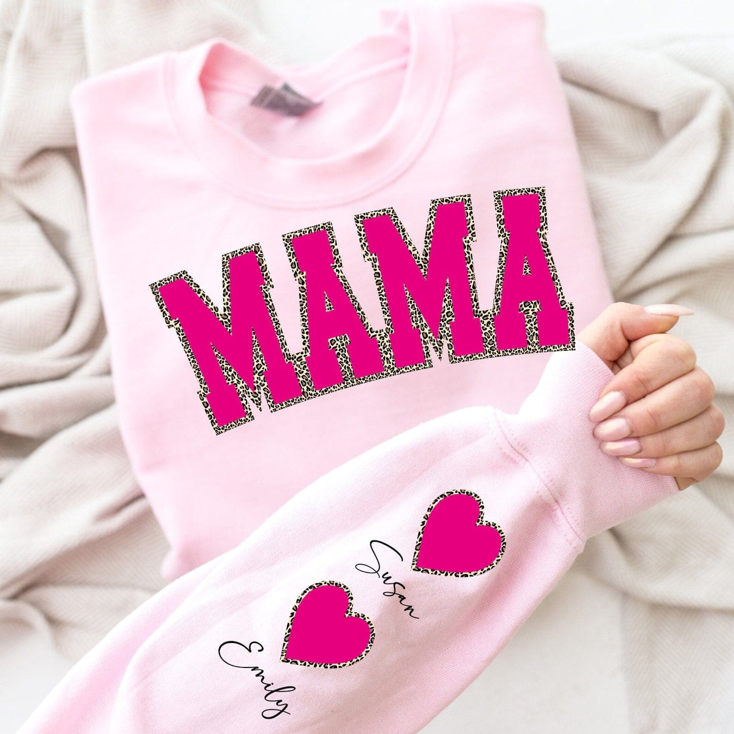 Personalised Mama Sweatshirt Sweatshirt Print My Tops