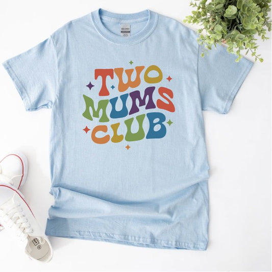 Two Mums Club kids Tshirt Sweatshirt Print My Tops 1-2 Years Blue