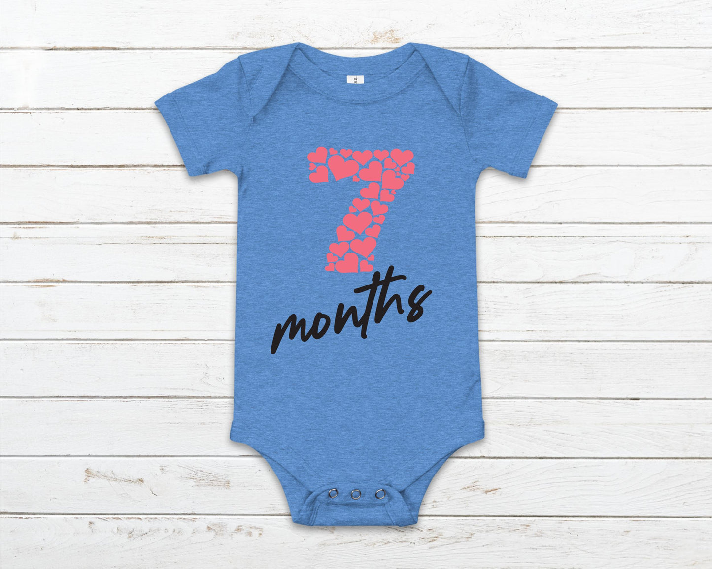 Baby Week Year Month Milestone Celebration Bodysuits