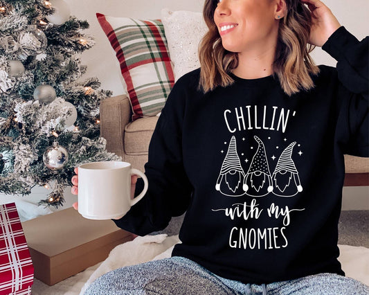 Chillin with my gnomies Christmas Jumper