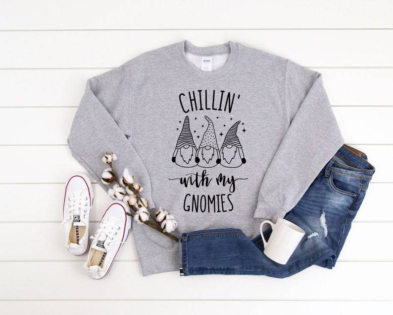 Chillin with my gnomies Christmas Jumper