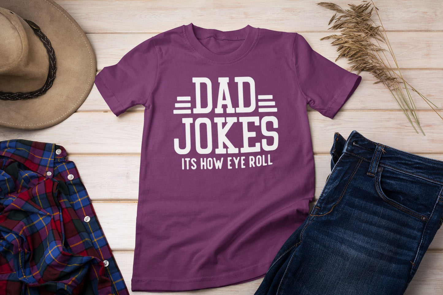 Dad Jokes Slogan T-shirt