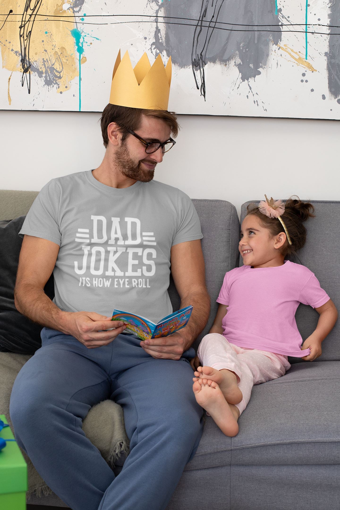 Dad Jokes Slogan T-shirt