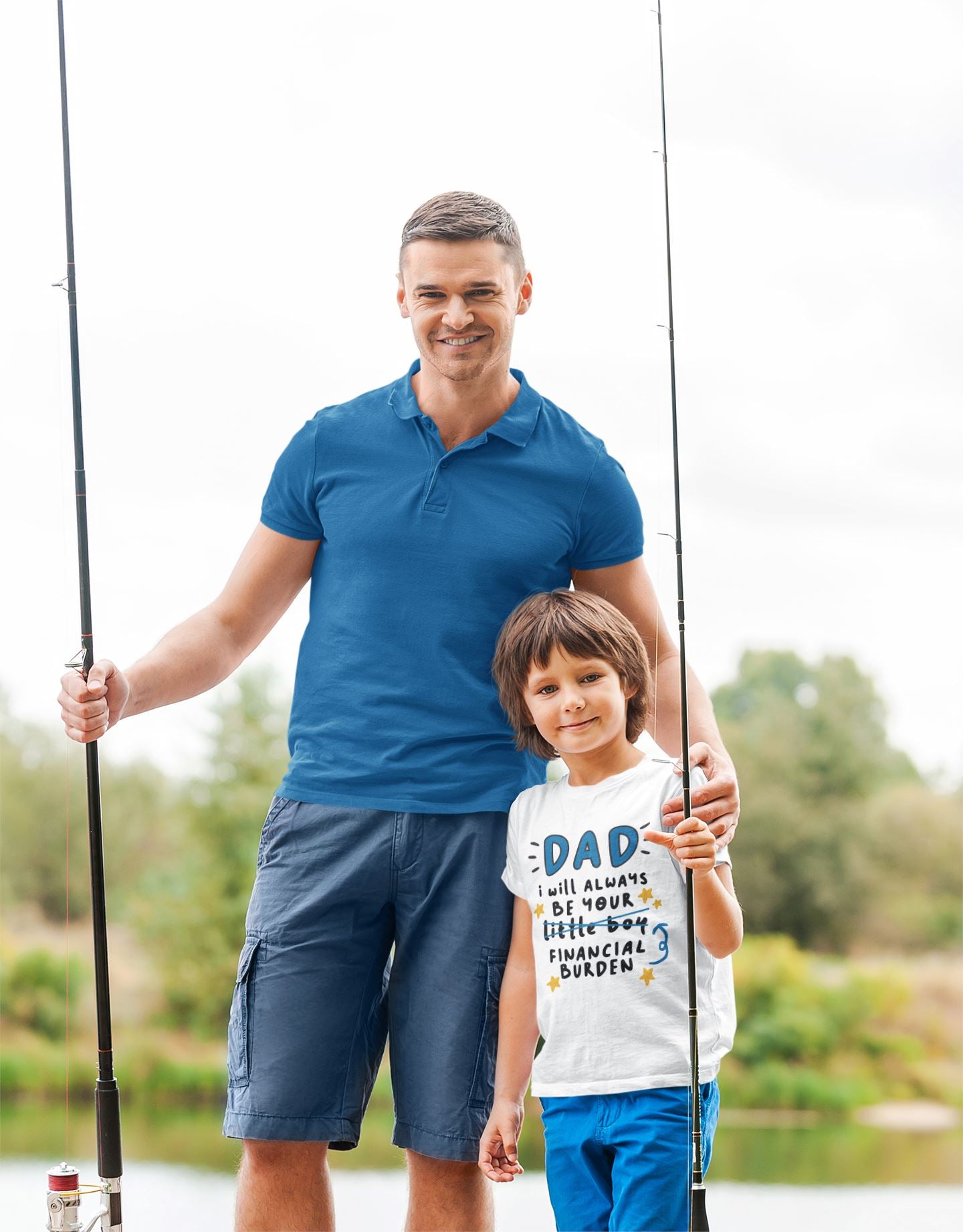 Daddy's Boy Financial Burden White Tshirt