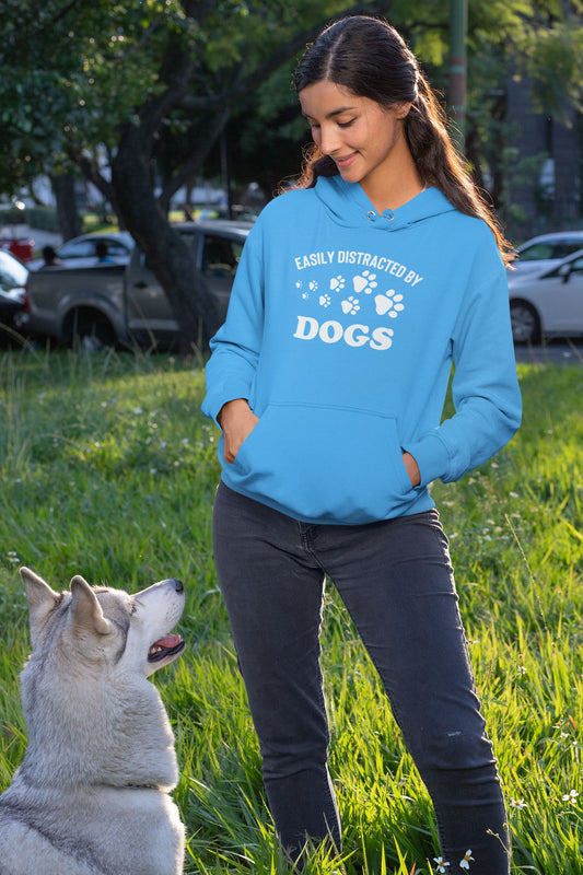 Easily Distracted by Dogs Hoodie