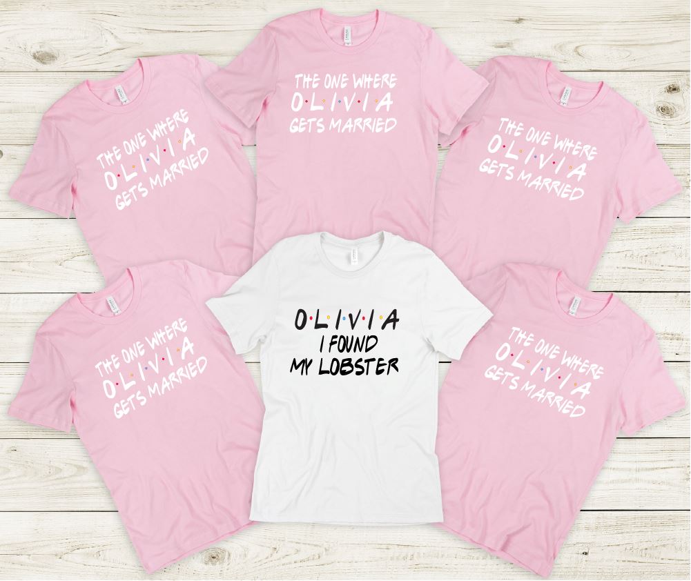 Friends Style Hen Party Pink T-Shirts
