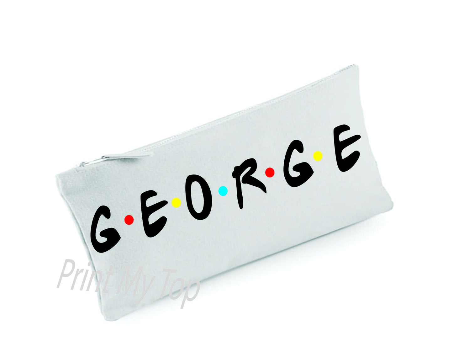 Friends Style Personalised Pencil Case