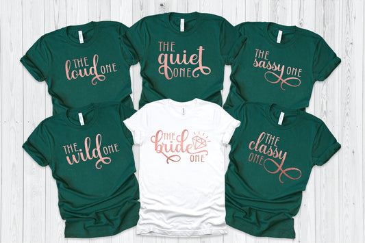 Funny Personality Hen Party Green T-Shirts