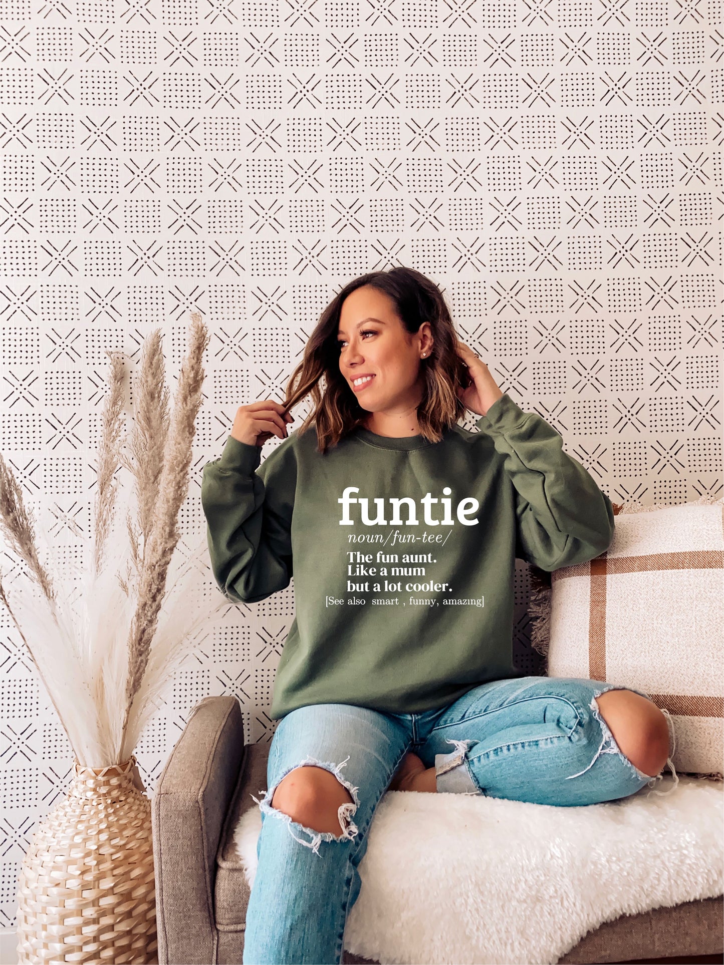 Funtie Fun Auntie Definition Sweatshirt