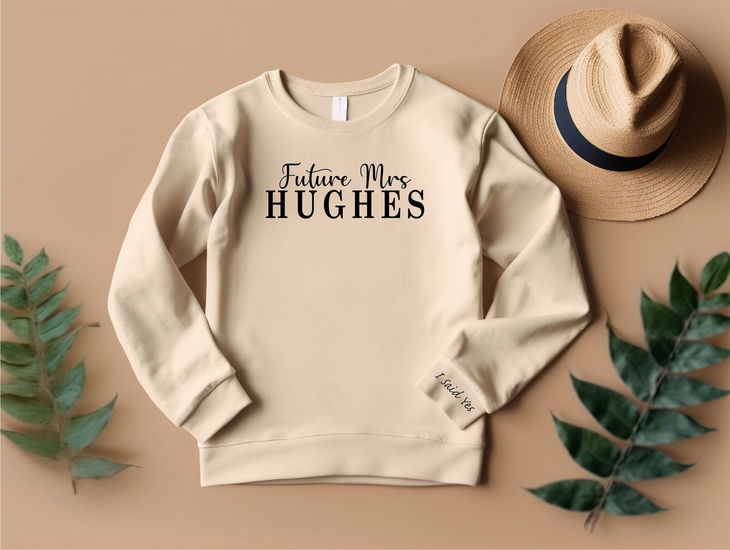 Future Mrs I Said Yes Personalised Sweatshirt