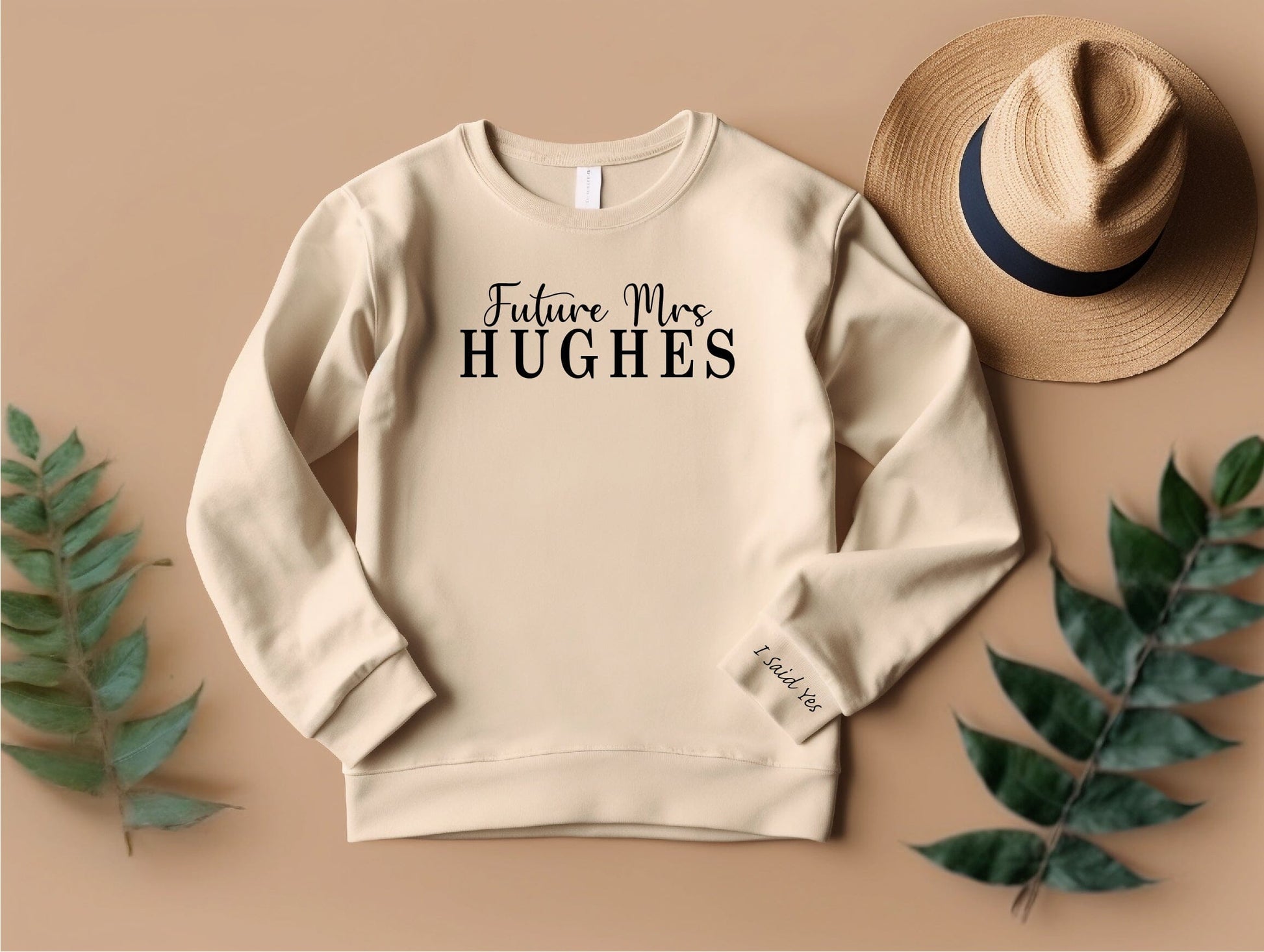 Future Mrs I Said Yes Personalised Sweatshirt