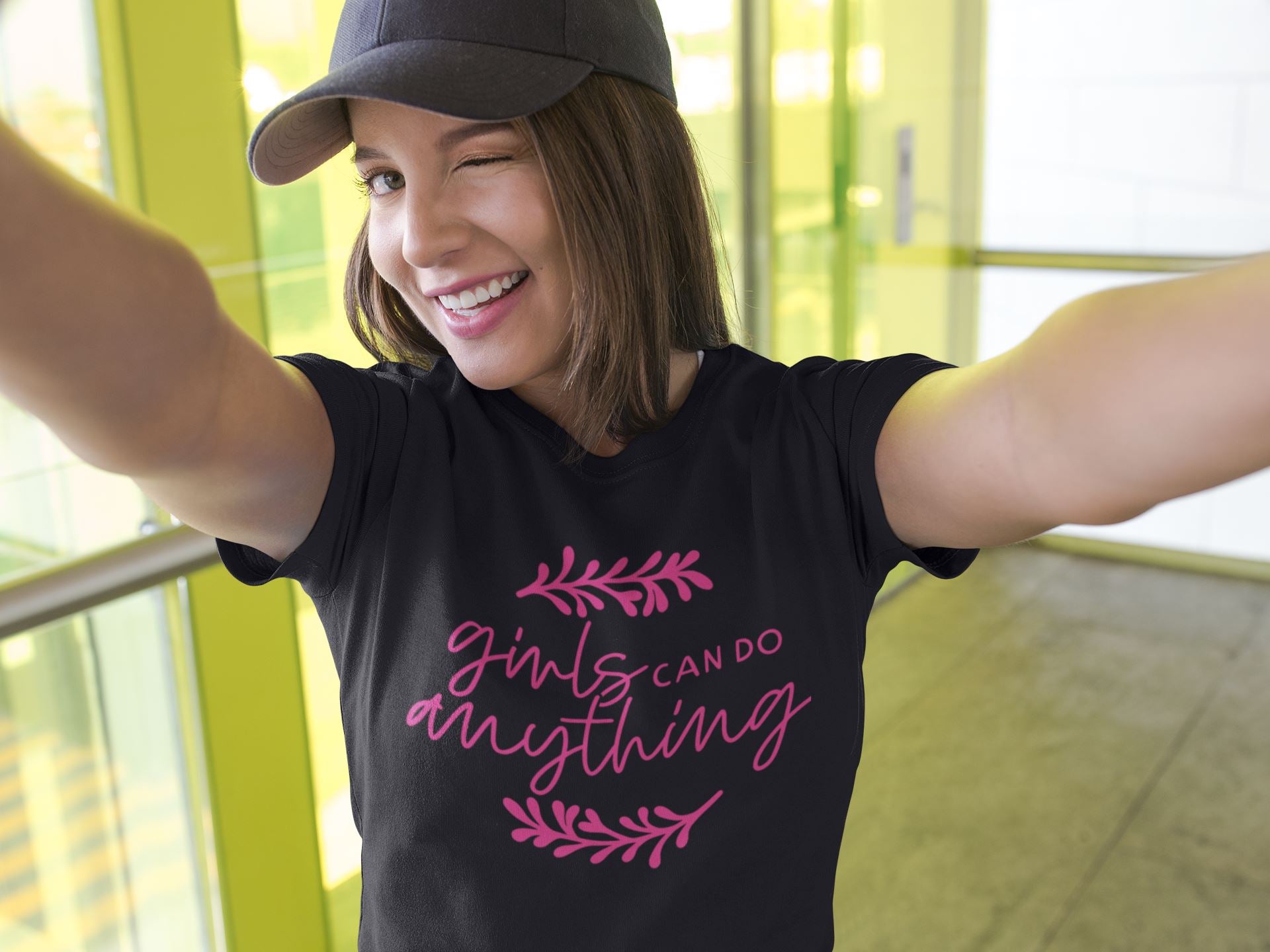 girls can do anything tee