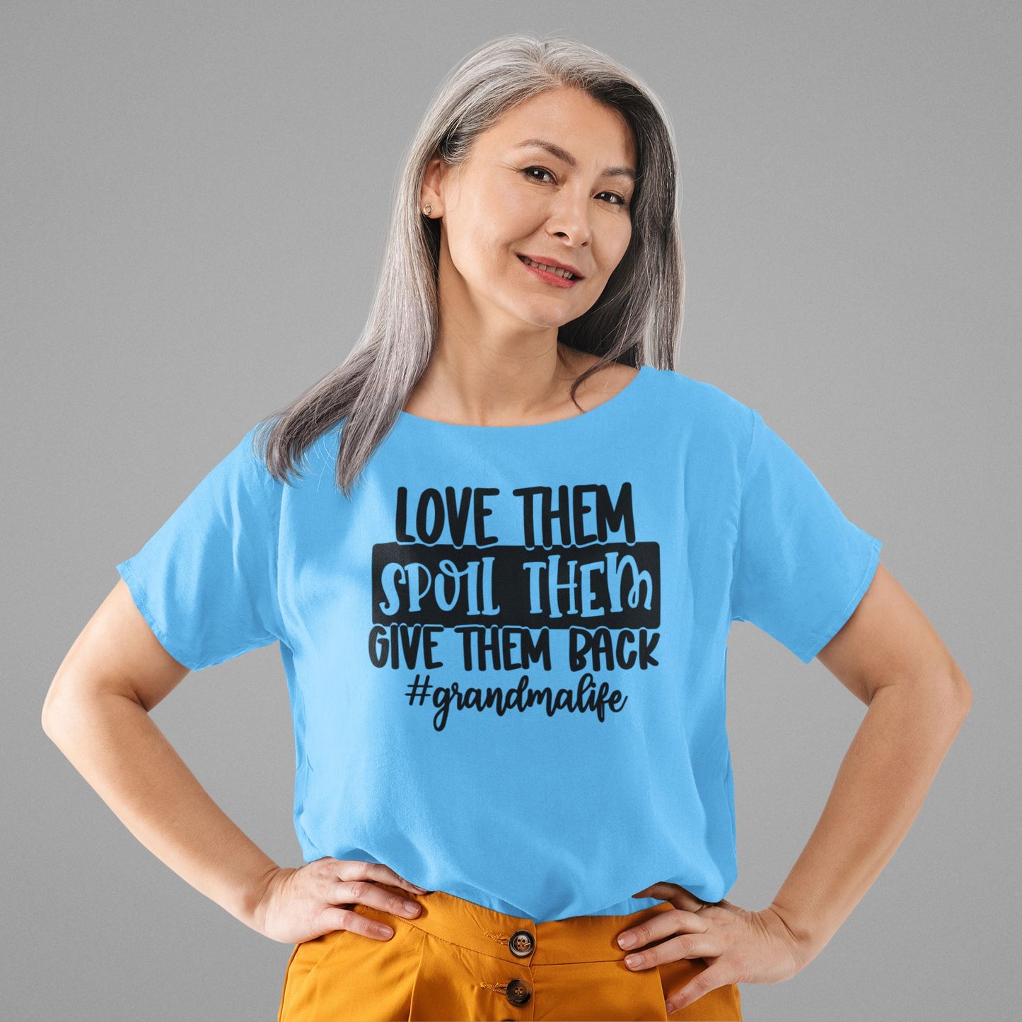 Grandma Life Slogan T-shirt