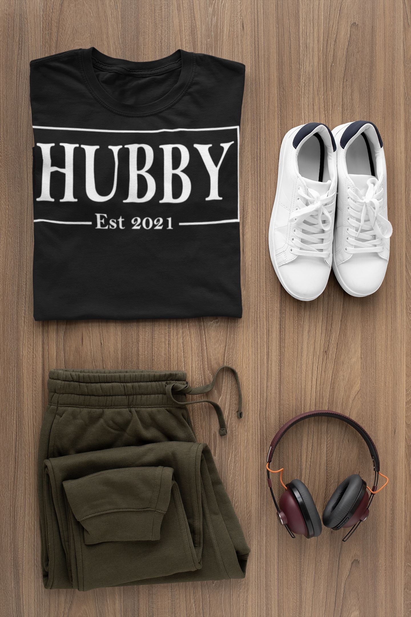 Hubby Wifey Personalised T-shirt