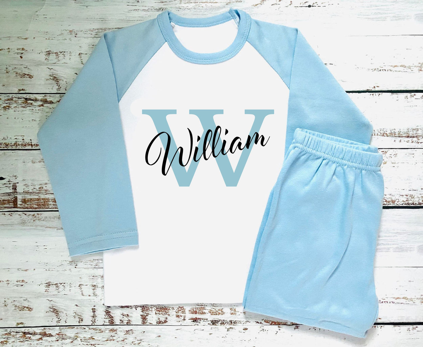 Kids Personalised Name & Initial Pyjamas