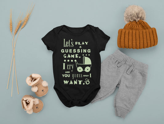 Lets play a game funny Baby Top