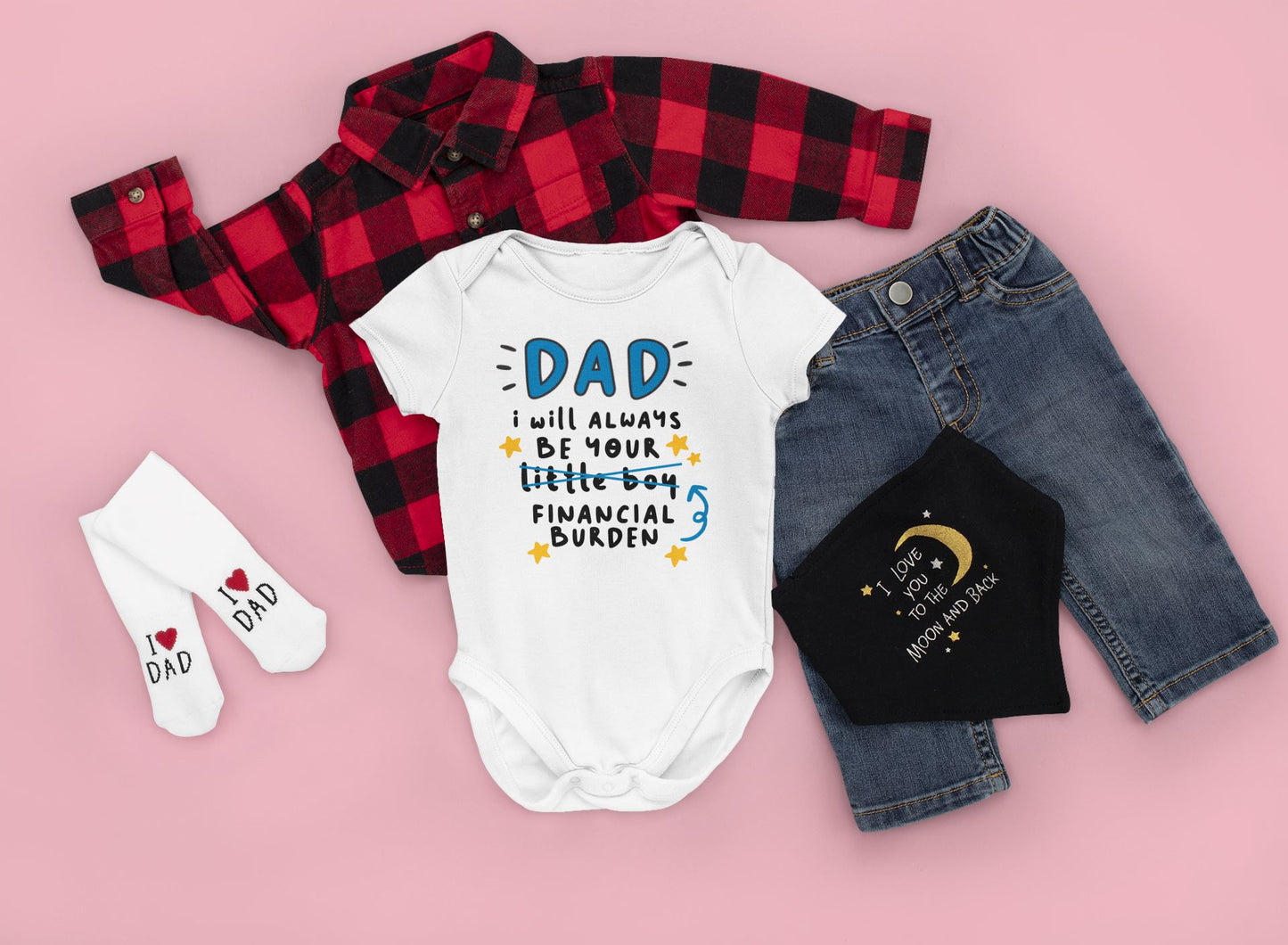 Little Boy Financial Burden Baby Top