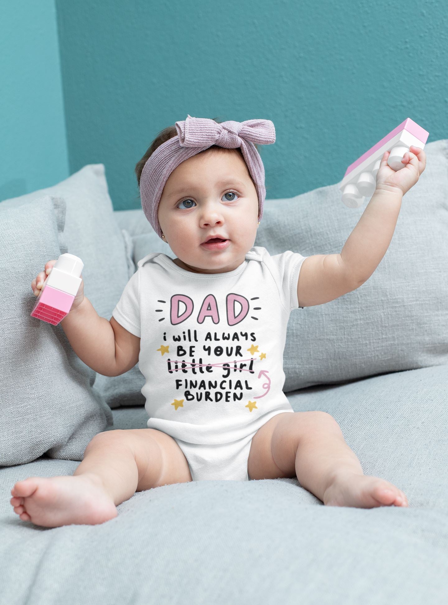 Little Girl Financial Burden Baby Top