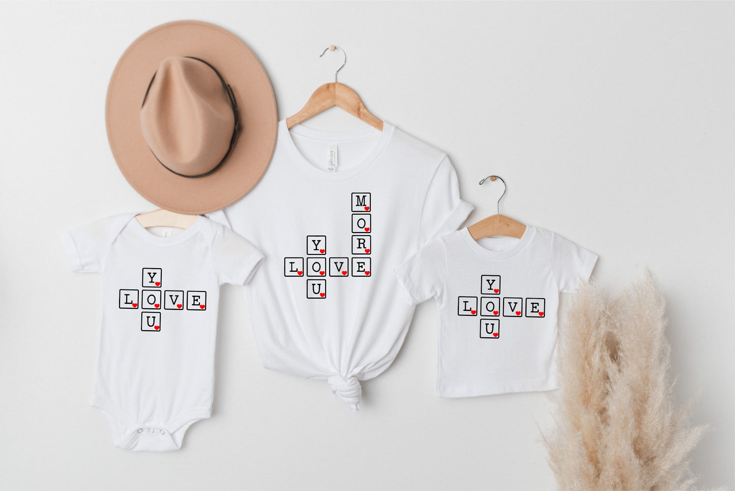 Love You More Matching T-shirts